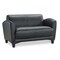 Officesource Manhattan Collection Manhattan Loveseat OSRL3022LBK - alternate 3